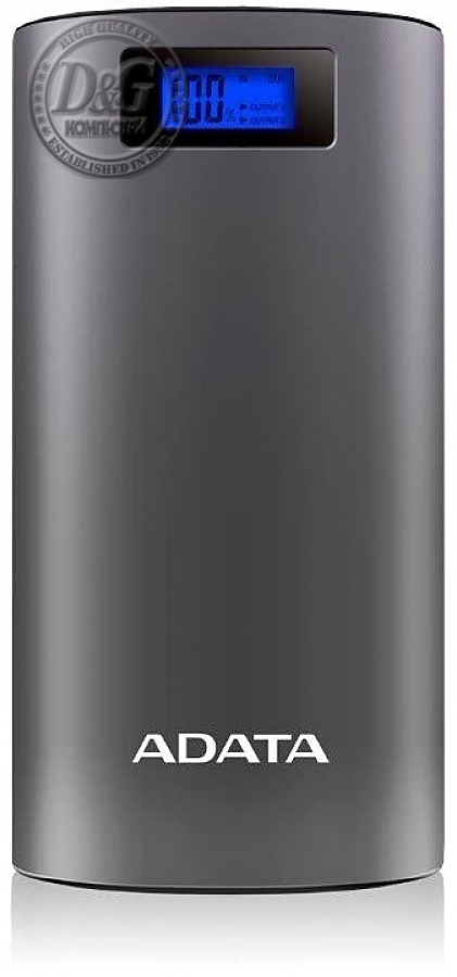 ADATA POWER BANK P20000D GRAY