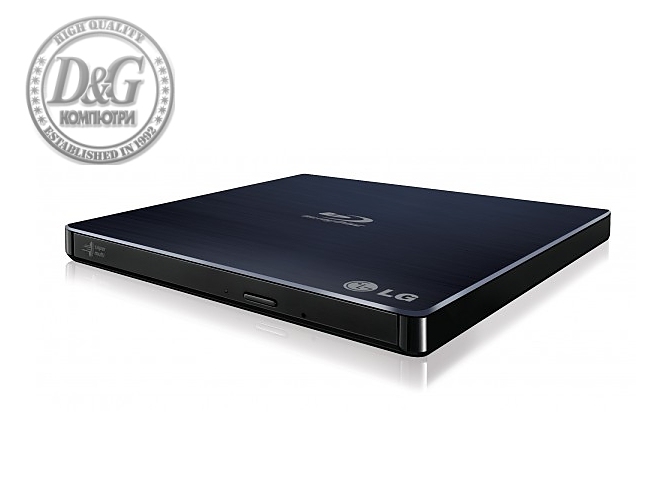 Hitachi-LG BP55EB40  External Ultra Slim Portable Blue-ray Disc M-DISC Support, USB 2.0