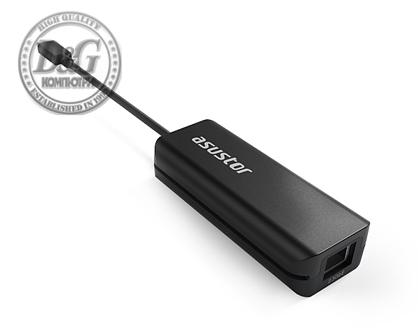 Asustor AS-U2.5G, USB3.2 Gen 1 type-c to 2.5GBASE-T Adapter / FG