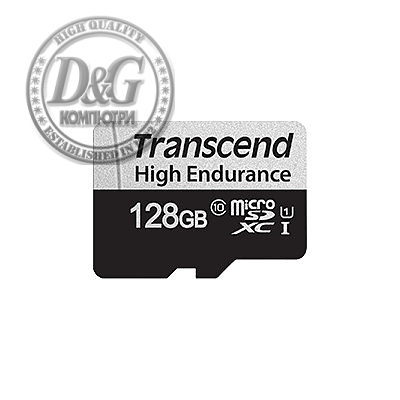 Transcend 64GB micro SD w/ adapter U1, High Endurance