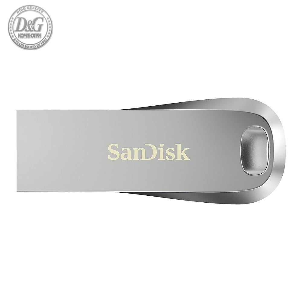 USB памет SanDisk Ultra Luxe, USB 3.1 Gen 1, 32GB, Сребрист