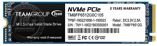 TEAM SSD MP33 512G M2 PCI-E