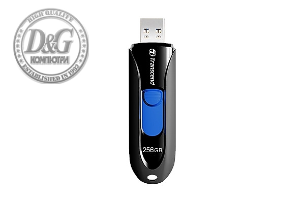 Transcend 256GB, USB3.1, Pen Drive, Capless, Black