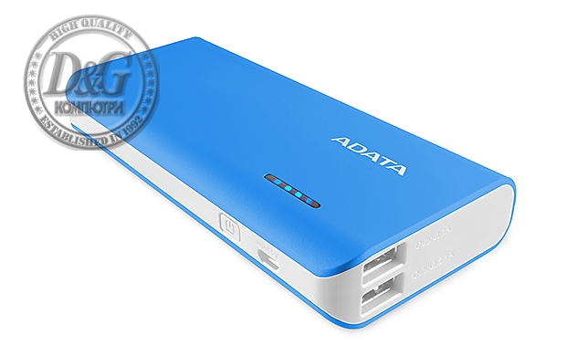 ADATA POWER BANK PT100 BLU/WHI