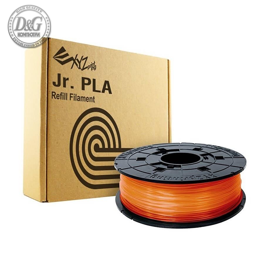 Консуматив за 3D принтер XYZprinting - PLA (NFC) filament , 1.75 mm, Clear TANGERINE