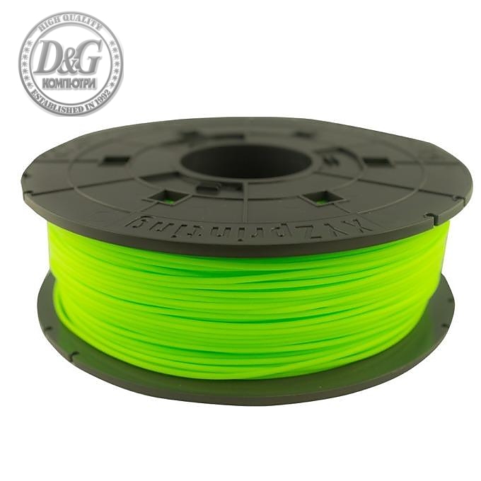 Консуматив за 3D принтер XYZprinting - PLA (NFC) filament, 1.75 mm, Неоново зелено