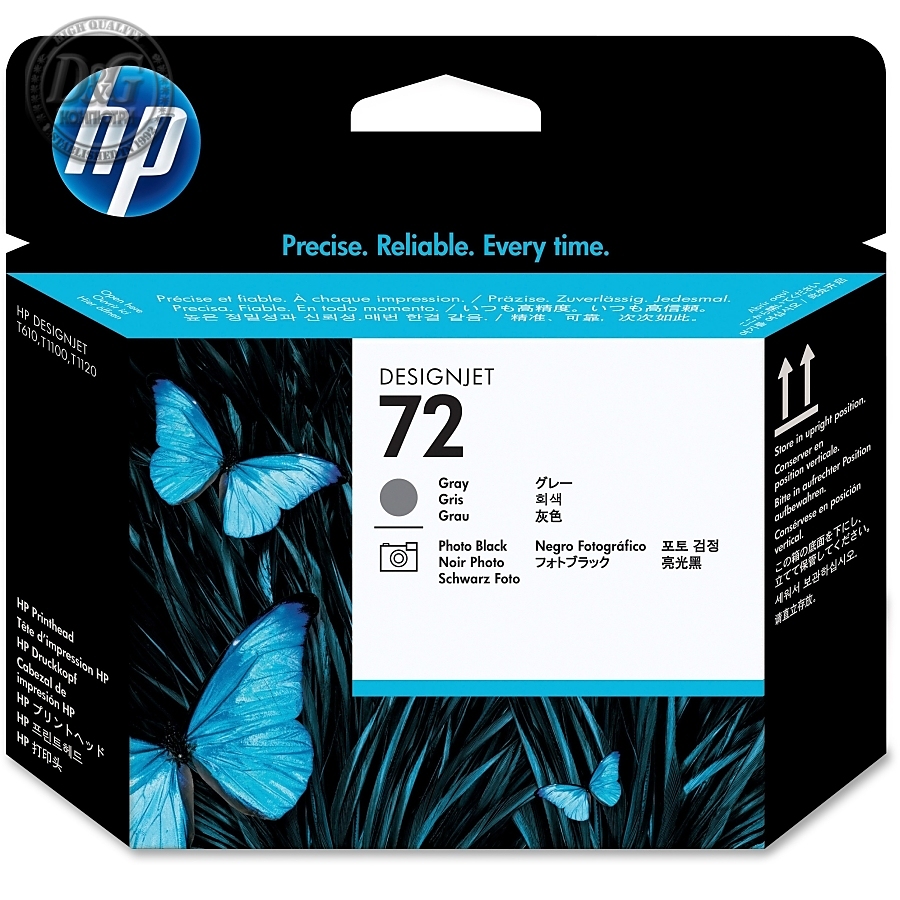 HP 72 Gray and Photo Black Printhead