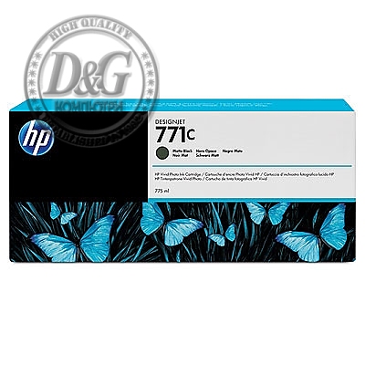 HP 771C 775-ml Matte Black Designjet Ink Cartridge