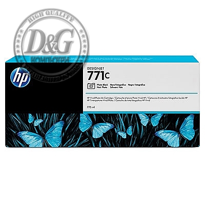 HP 771C 775-ml Photo Black Designjet Ink Cartridge