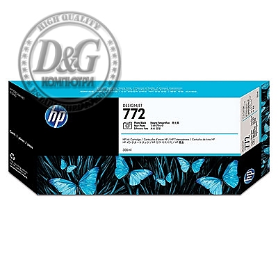 HP 772 300-ml Photo Black Designjet Ink Cartridge