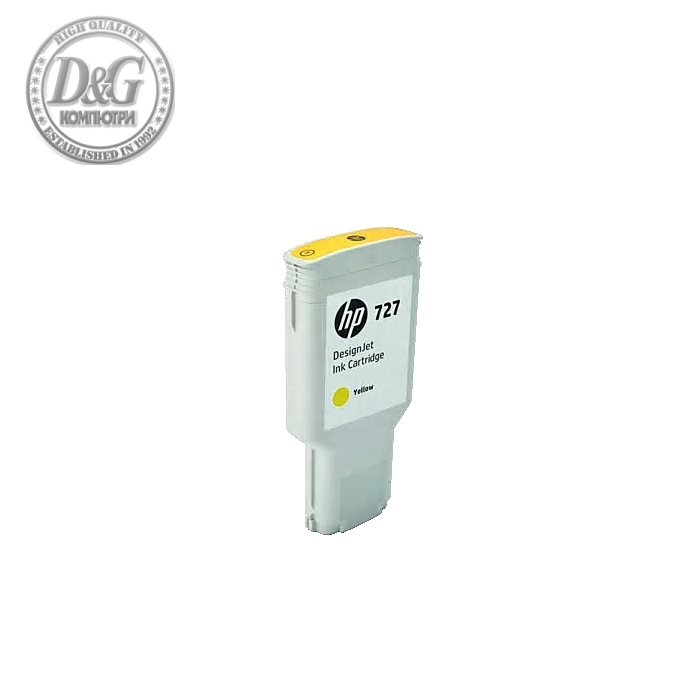 HP 727 300-ml Yellow DesignJet Ink Cartridge