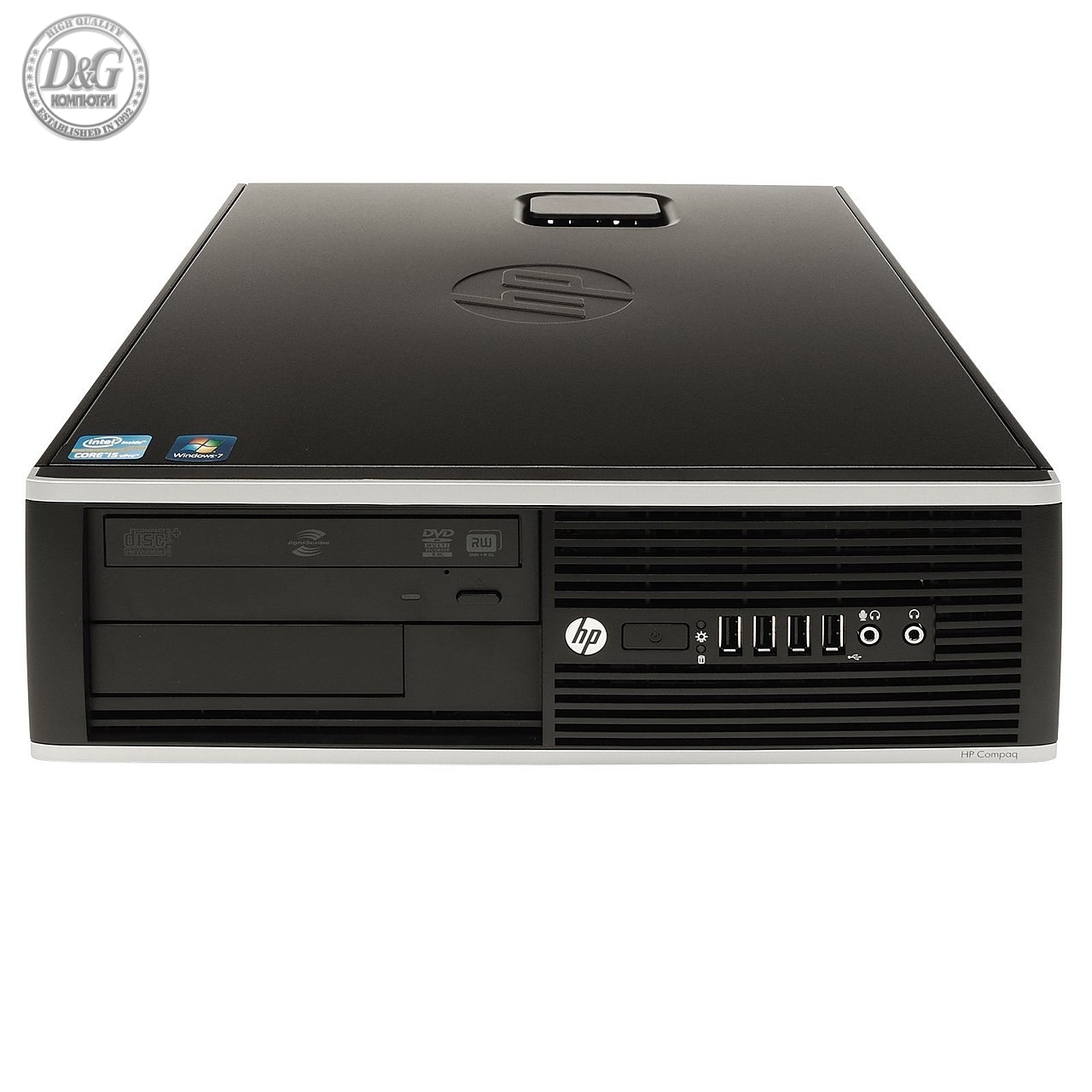 HP Compaq 8100 Elite IntelCore i5, 8GB DDR3,250GB SATA2, DVD-RW,Win10