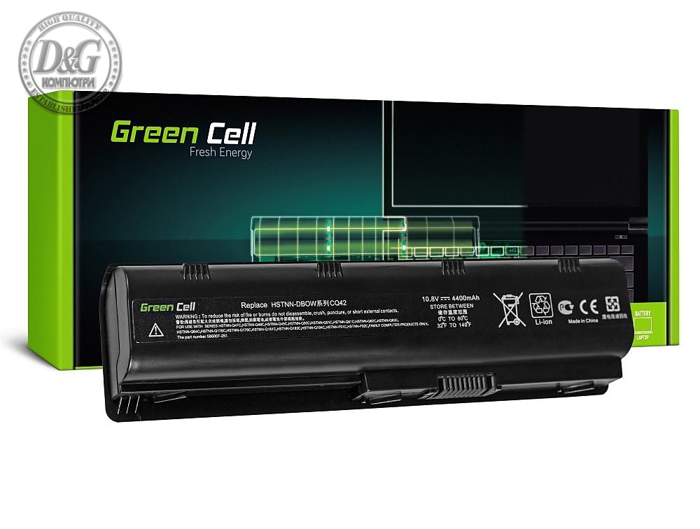 Батерия  за лаптоп HP G32/G42/G62/G72 Presario CQ31/CQ42 CB0W / DB0W 10.8V, 4400mAh, Черен, GREEN CELL