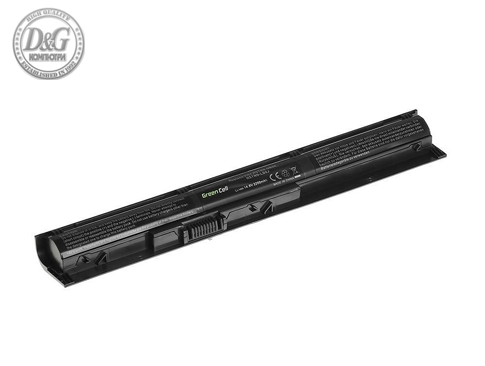 Батерия  за лаптоп VI04 HSTNN-LB6J for HP Pavilion 14 15 17 and HP Envy 14 15 17 14.4V 2200mAh GREEN CELL