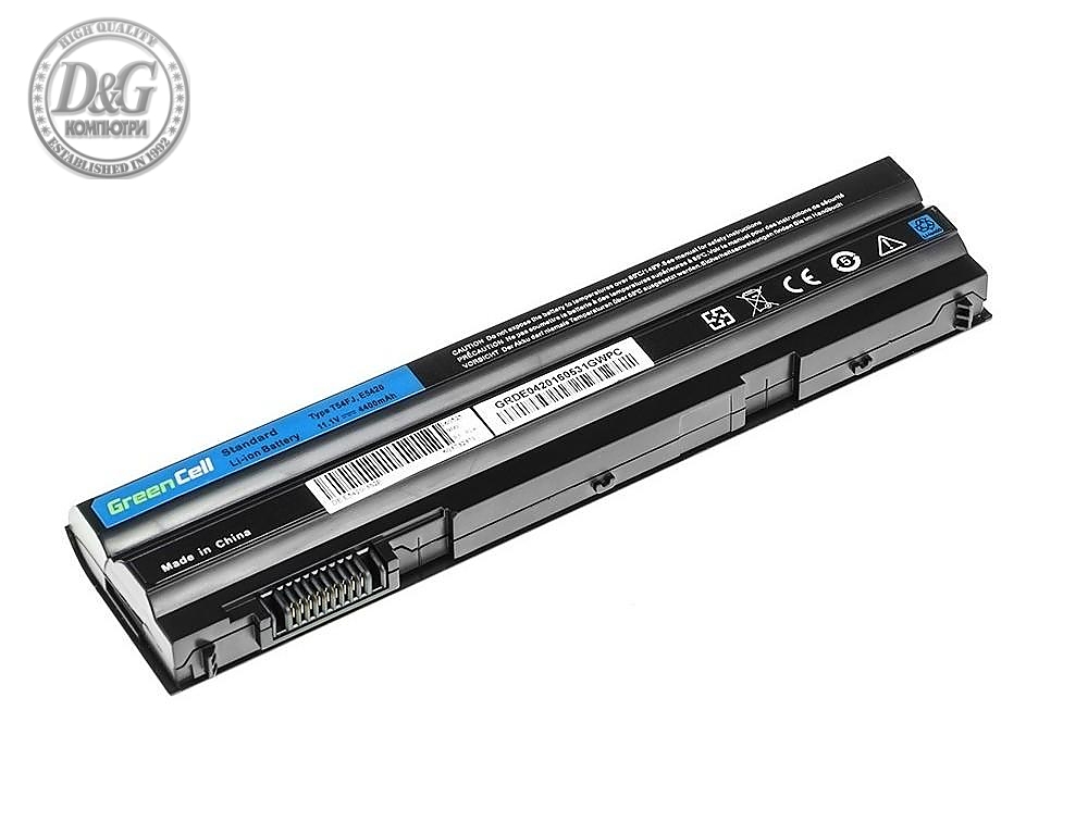 Батерия  за лаптоп Dell Latitude E5420 E5520 E6420 E6520 E5420 11.1V 4400mAh GREEN CELL