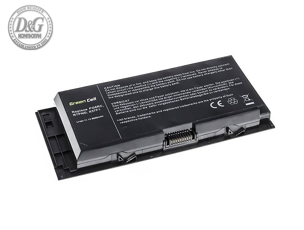 Батерия  за лаптоп Dell Precision M4600 M4700 M4800 M6600 M6700 M6800  11.1V 6600mAh GREEN CELL