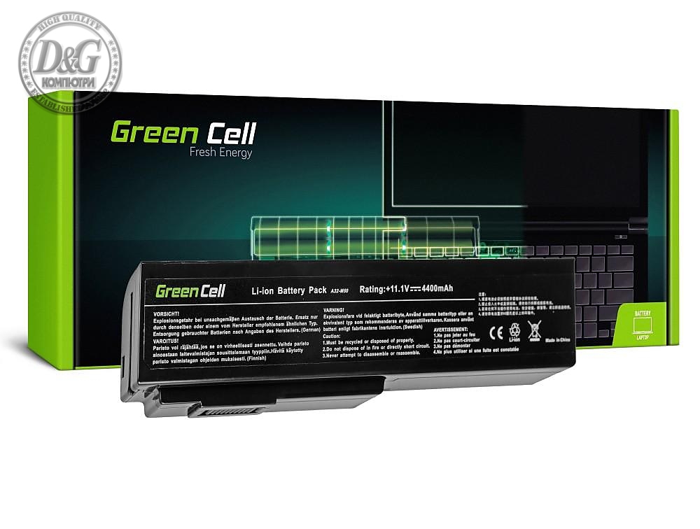 Батерия  за лаптоп Asus G50 G51 G60 M50 M50V N53 N53SV N61 N61VG N61JV 10.8V 4400mAh GREEN CELL