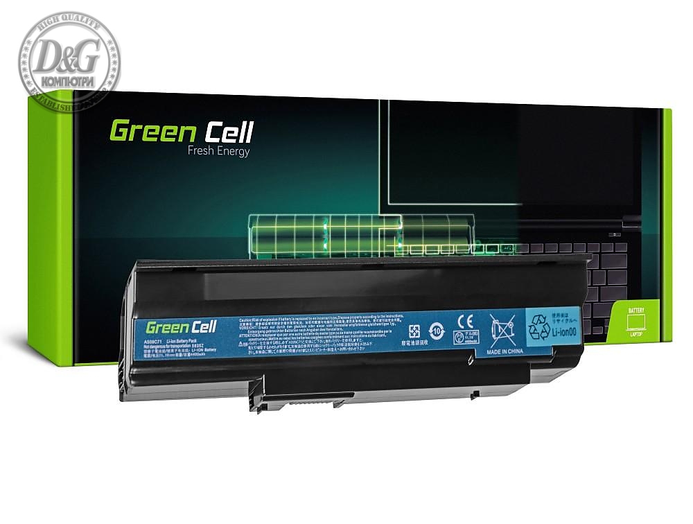 Батерия  за лаптоп Acer Acer Extensa 5235 5635 5635Z 5635G 5635ZG eMachines E528 E728 11.1V 4400mAh GREEN CELL