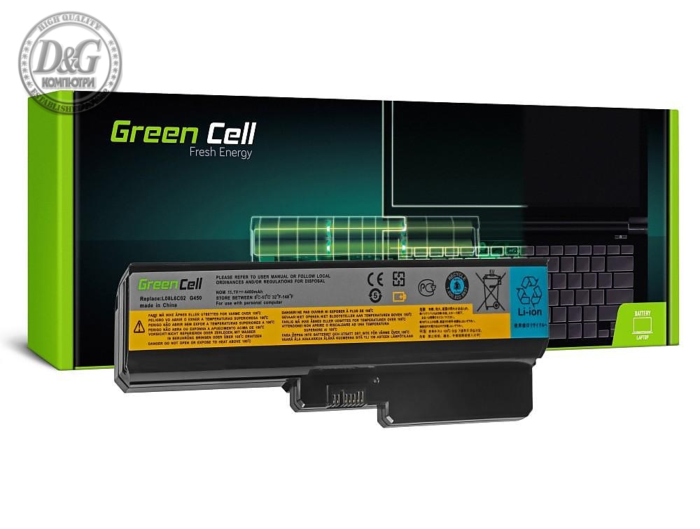 Батерия  за лаптоп IBM Lenovo B550 G530 G550 G555 N500 42T2722 10.8V 4400mAh GREEN CELL