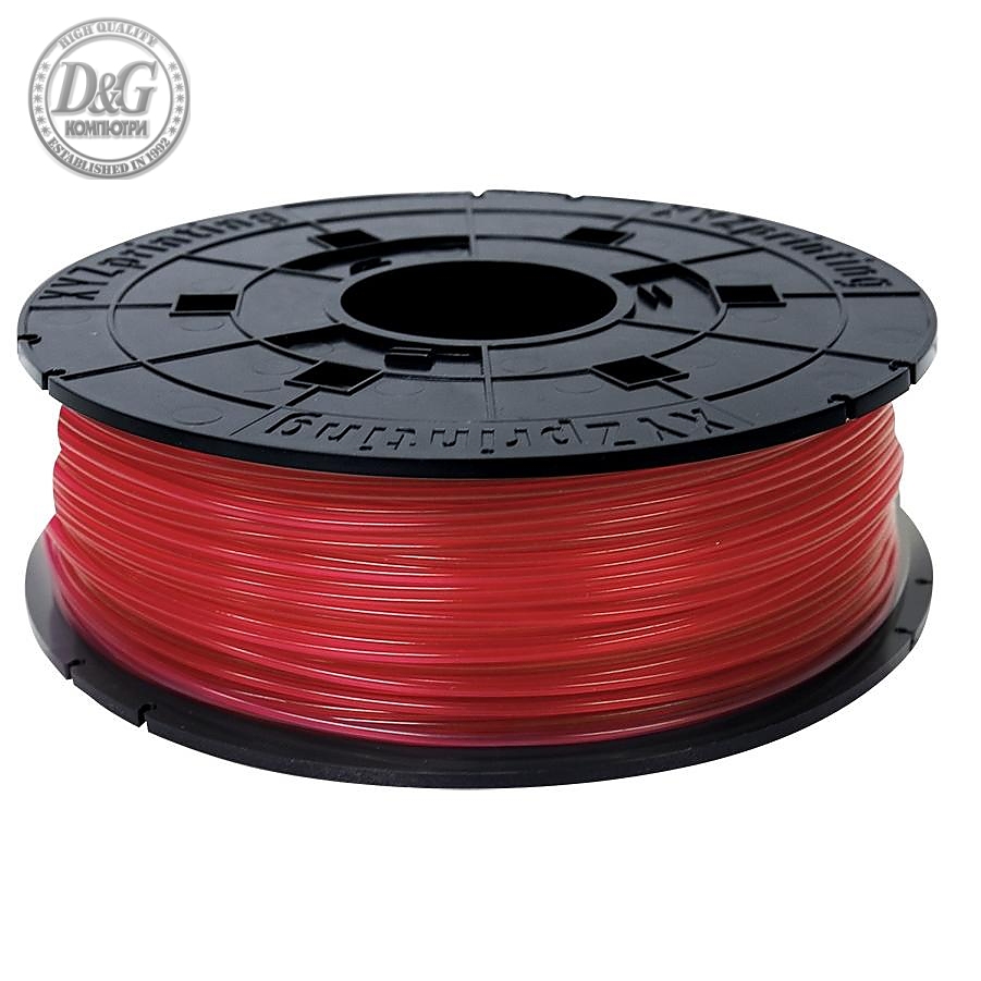 Консуматив за 3D принтер XYZprinting - PLA (NFC) filament , 1.75 mm, Clear RED