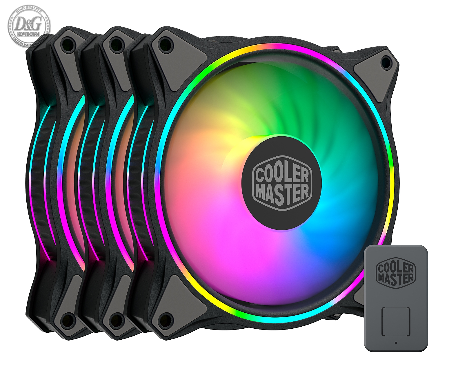 Вентилатор Cooler Master MasterFan MF120 Halo ARGB 3in1