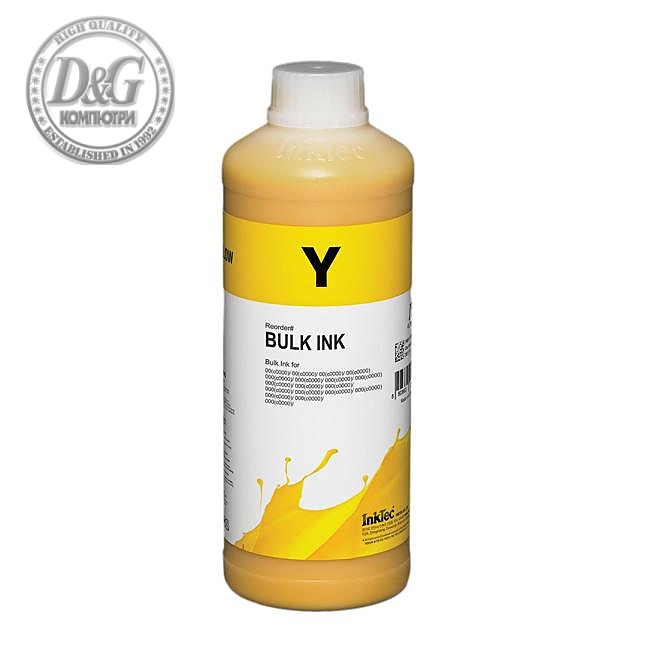 Бутилка с мастило INKTEC Т6734-C13T67344A, за Epson L800/ L810/ L850/ L1800, Yellow, 1L