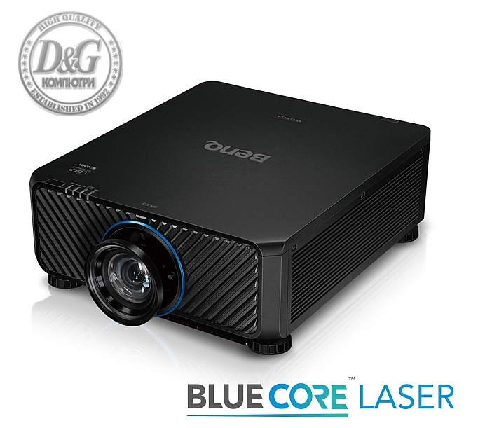 BenQ LU9715, Large-Venue Laser Projector, BlueCore, WUXGA, BODY only, 8 optional lenses, 8000 ANSI Lumens, Super high contrast 3,000,000:1, HDBaseT, DVI-D, DP, HDMI, 3G-SDI, Black