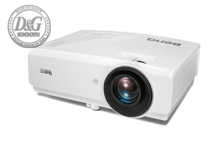 BenQ SW753+, Installation Projector, DLP, 1920x1080, 5000 ANSI Lumens, 13,000:1; Zoom 1.5X, Corner fit, Network Control and Management, 10Wx1 speaker, SmarEco, HDMI x2; MHL x1, USB A (USB Power 5V/1.5A), DC 12V trigger, White