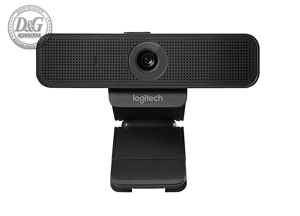 Logitech C925e Webcam, Full HD, Autofocus, Built-in mic, 78° FoV, Black