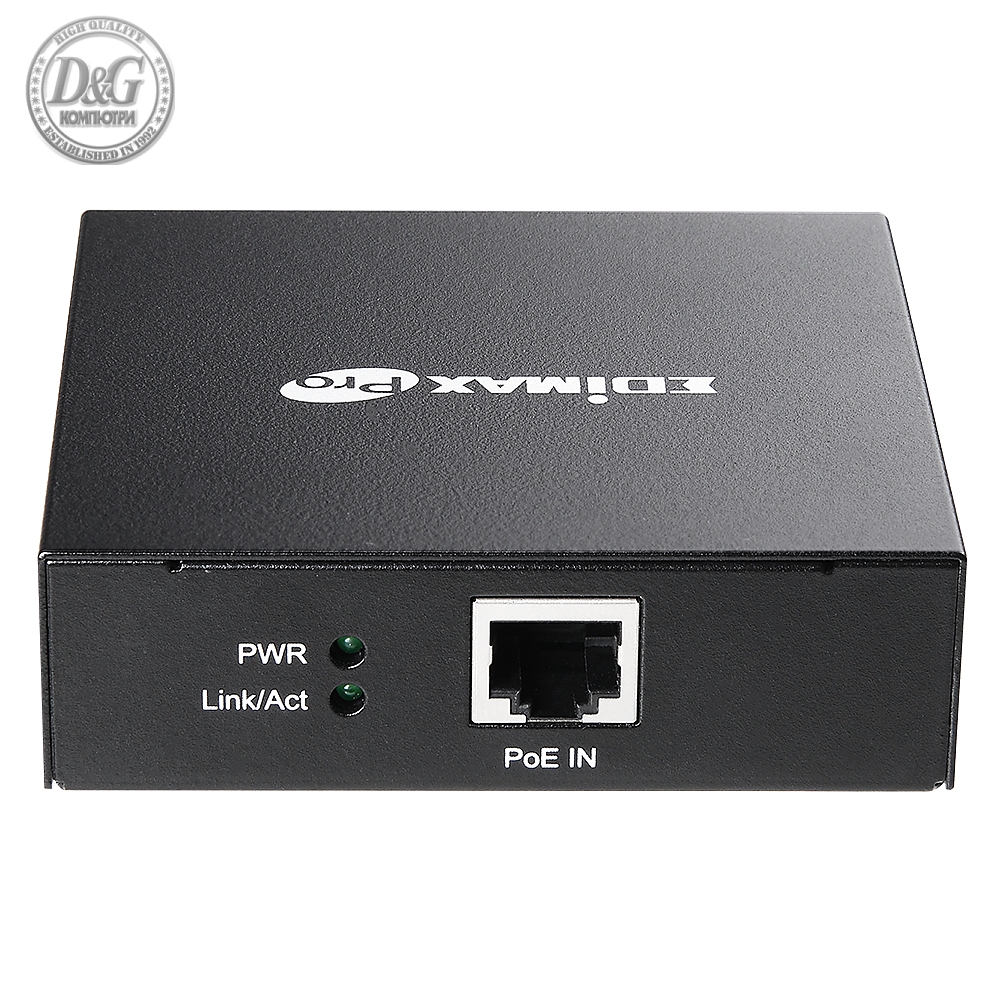 Удължител PoE Edimax GP-101ET PoE, Gigabit, до 100 м