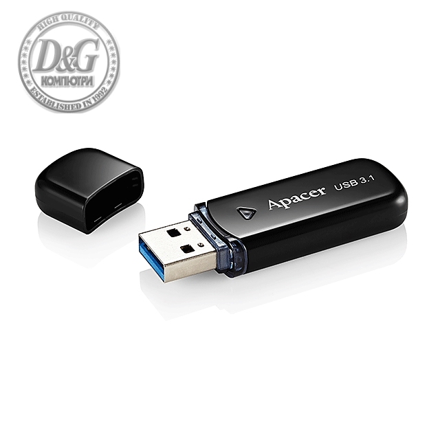 Apacer 32GB AH355 Black - USB 3.2 Flash Drive