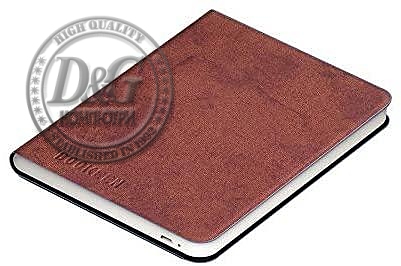 Калъф кожен BOOKEEN Classic, за eBook четец DIVA, 6 inch, магнит, Denim Brown