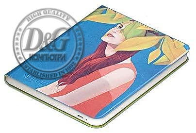 Калъф кожен BOOKEEN Classic, за eBook четец DIVA, 6 inch, магнит, Lily Shygirl