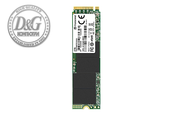 Transcend 2TB, M.2 2280, PCIe Gen3x4, M-Key, 3D TLC, with Dram