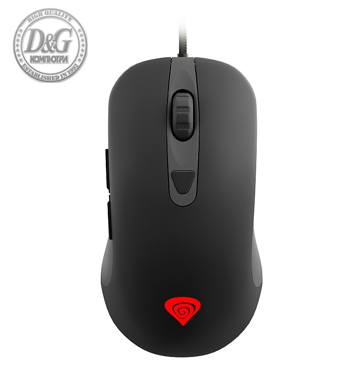 Genesis Gaming Mouse Krypton 190 Optical 3200Dpi With Software Black