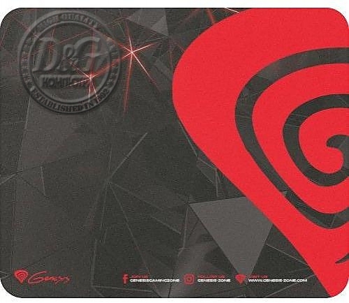 Genesis Mouse Pad Promo 2017 Black-Red 250X210mm