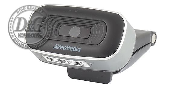 Уеб камера с микрофон AverMedia PW310, 1080p, USB 2.0, Черна