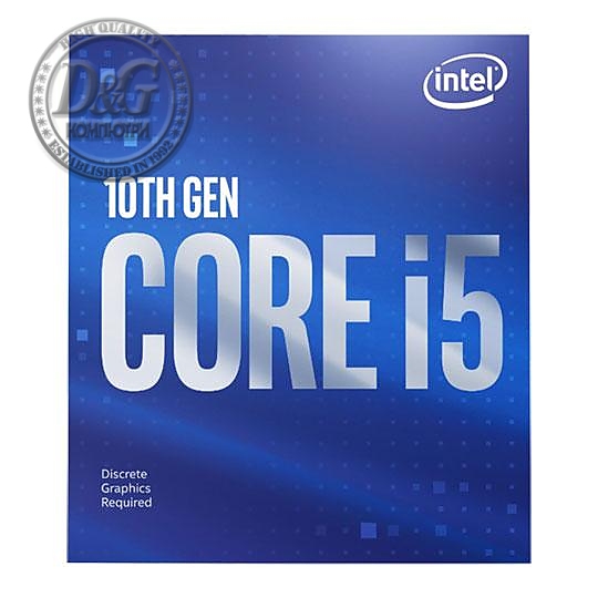 Процесор Intel Comet Lake-S Core I5-10400F 6 cores, 2.9Ghz (Up to 4.30Ghz), 12MB, 65W, LGA1200, BOX