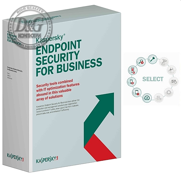 Kaspersky Endpoint Security for Business - Select Eastern Europe Edition. 5-9 Node 1 year Base License