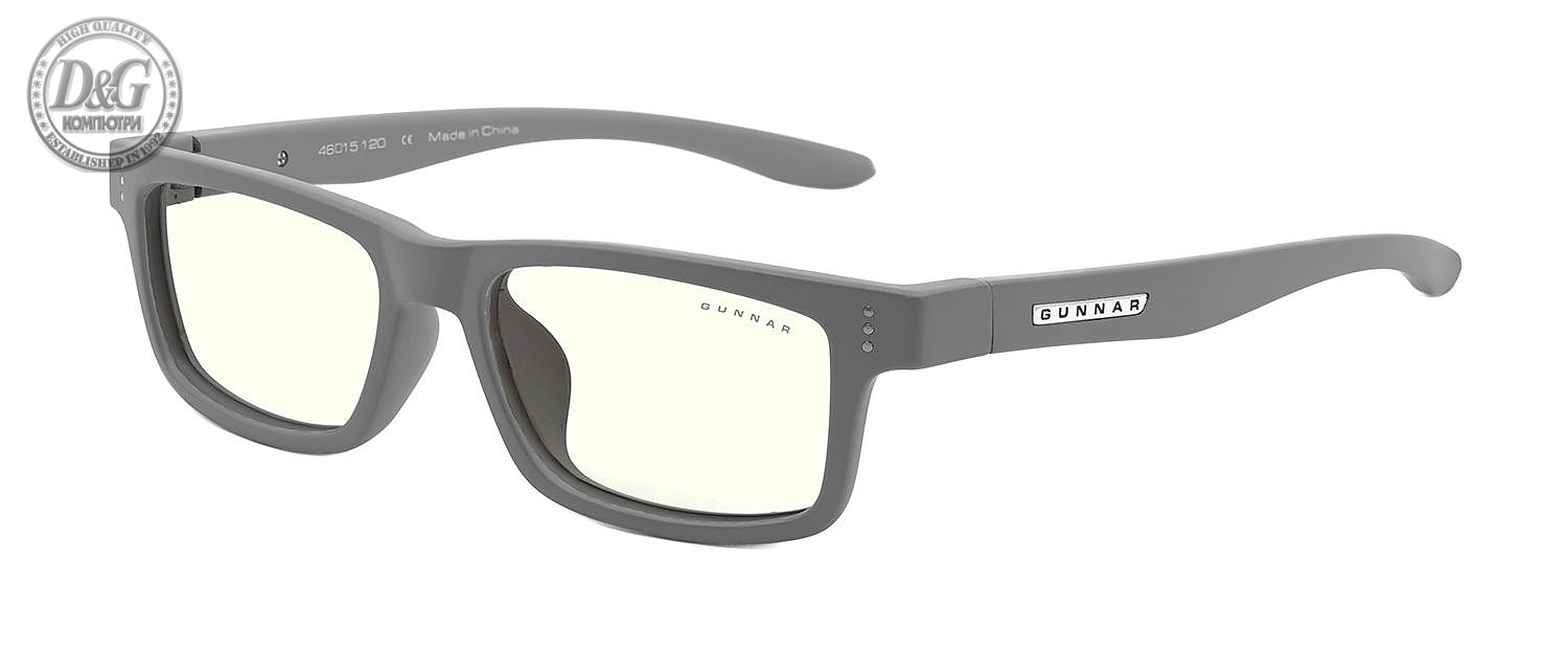 Детски компютърни очила GUNNAR Cruz Kids Small, Clear Natural, Сив