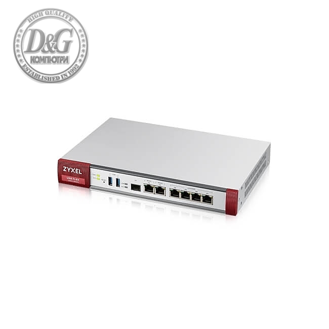 ZyXEL USG Flex Firewall 10/100/1000, 2xWAN, 4xLAN/DMZ ports, 1xSFP, 2xUSB with 1 Yr UTM bundle