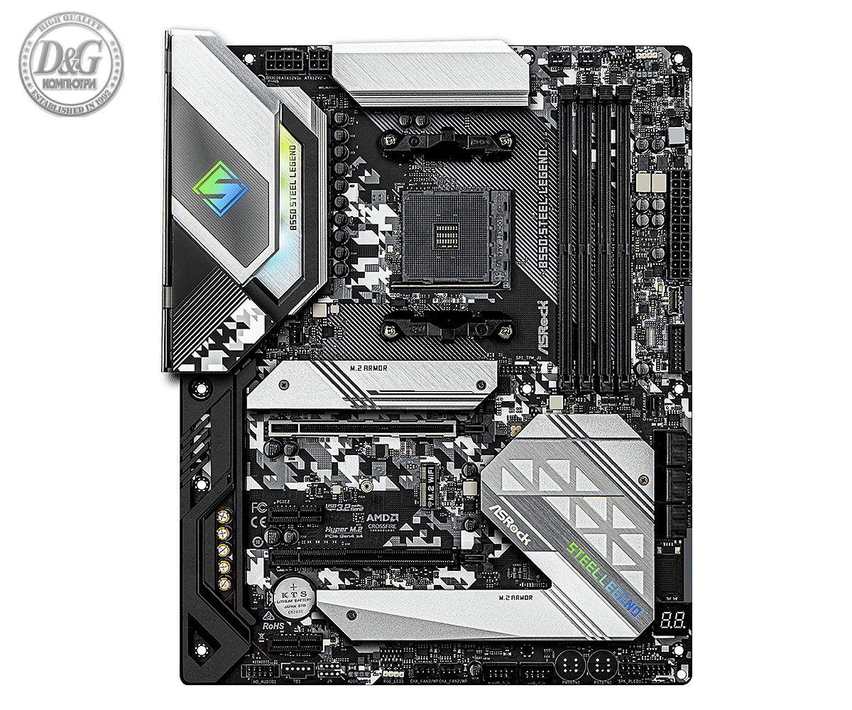 Дънна платка ASRock B550 STEEL LEGEND