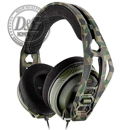 Геймърска слушалка Plantronics RIG 400HX, Forest Camo