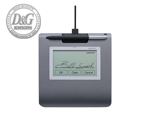 Таблет за подпис Wacom STU-430, Sign Pro PDF, USB, Черен