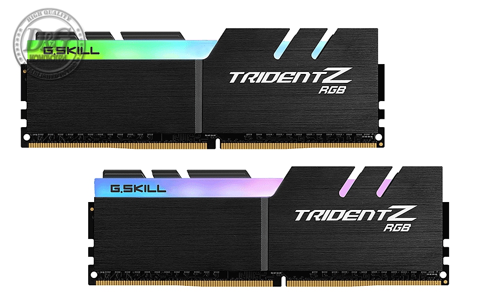 Памет G.SKILL Trident Z RGB 16GB(2x8GB) DDR4 PC4-25600 3200MHz CL16 F4-3200C16D-16GTZR