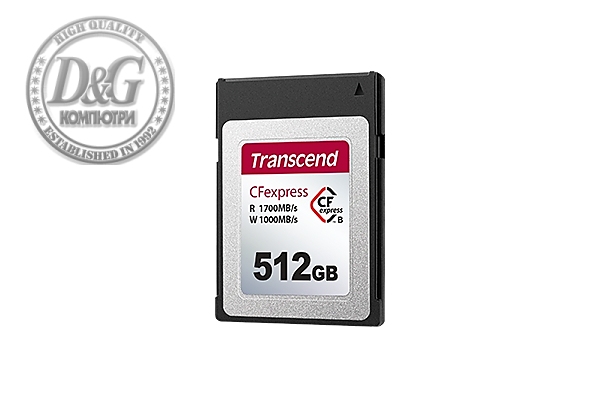 Transcend 512GB CFExpress Type B Card, TLC