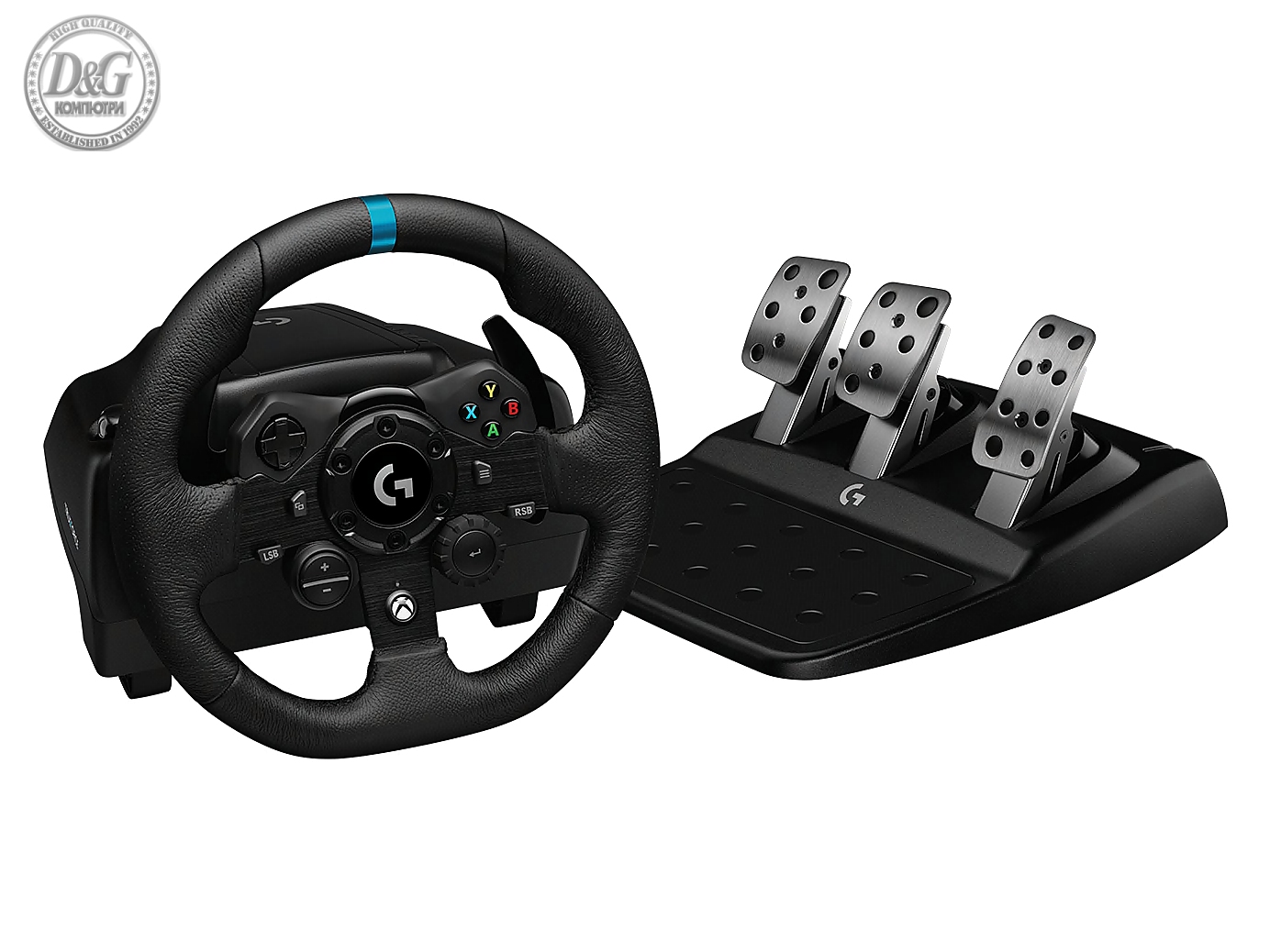 Волан Logitech G923 Sim Racing Wheel, Xbox, PC