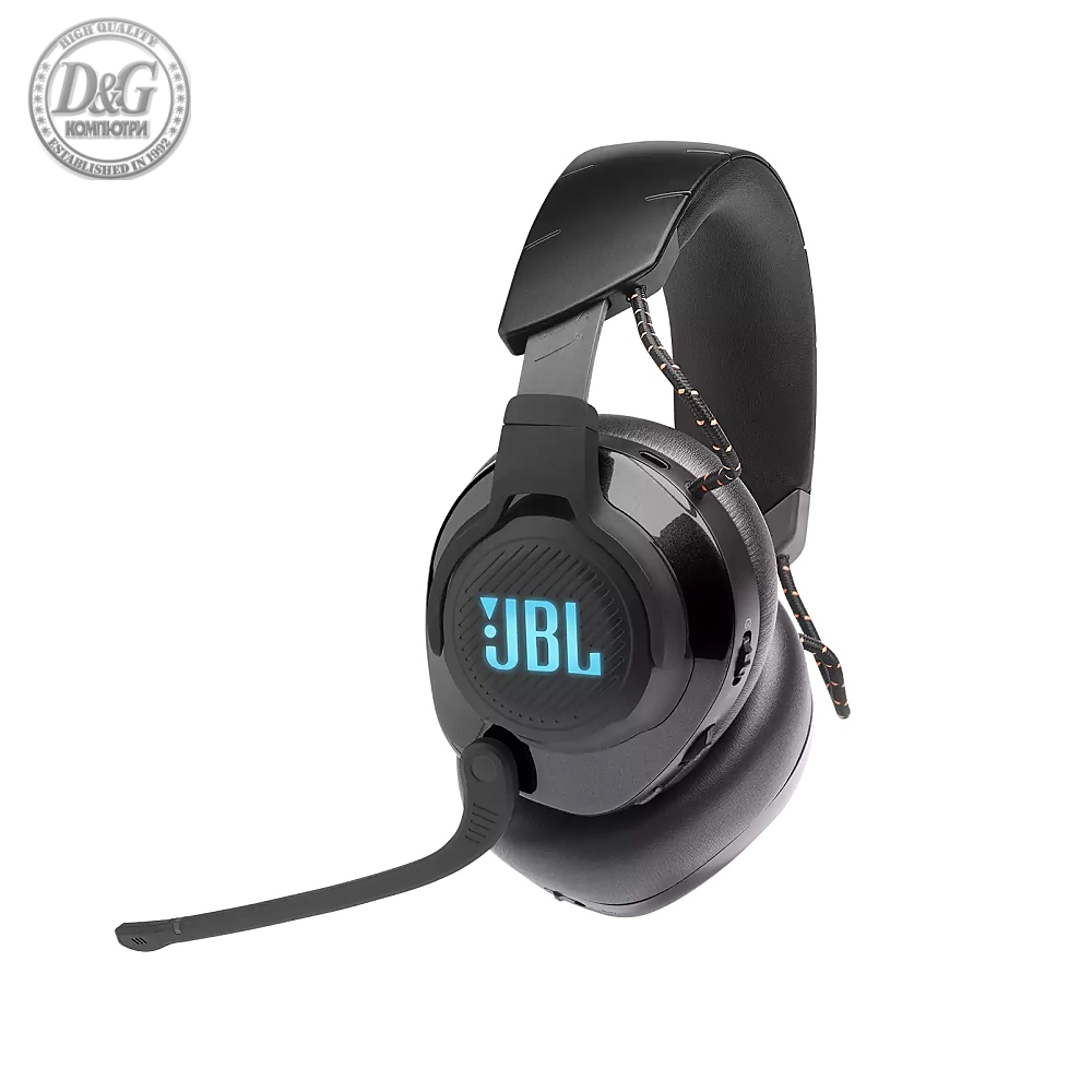 JBL QUANTUM 600 BLK Wireless over-ear performance gaming headset with surround sound and game-chat balance dial