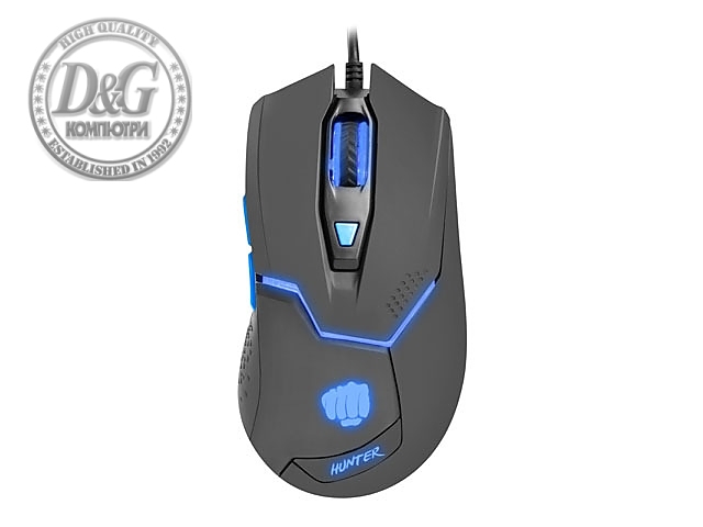 Fury Gaming Mouse Hunter 2.0 6400 DPI Optical With Software RGB Backlight