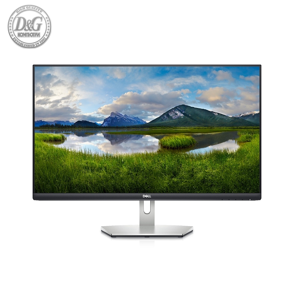 Dell S2721HN, 27" Wide LED Anti-Glare IPS, 4ms, 1000:1, 300 cd/m2, 1920x1080, 75Hz, AMD FreeSync, HDMI,  Audio line-out port, Tilt, Black